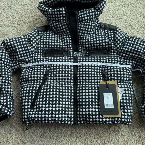 Goldbergh Galaxy Track Team Ski Jacket Starski Black White NWT US 12 Waterproof - Picture 10 of 11